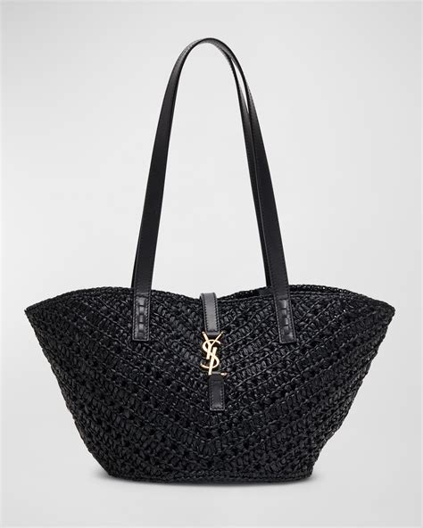 straw ysl bag|ysl raffia tote bag.